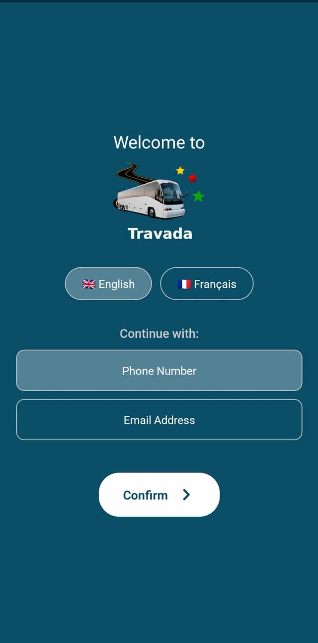 Travada App Interface